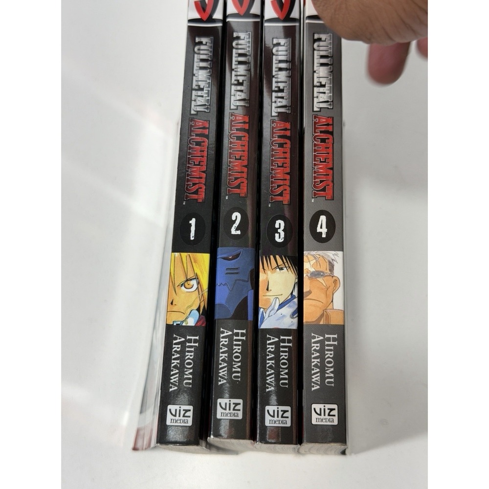 Fullmetal Alchemist Manga Volumes 1-4 Hiromu Arakawa 2005 Shonen Jump Viz Media